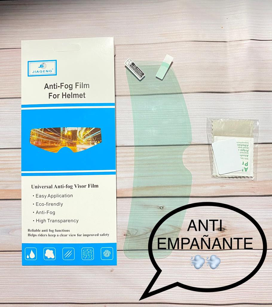 Película Protectora Anti Empañante Visor