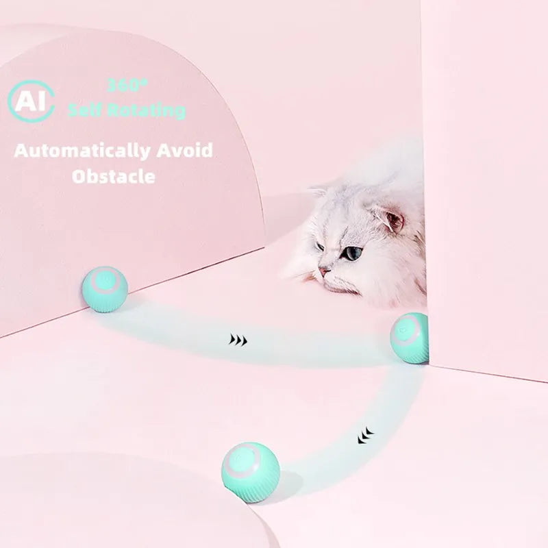 CatChase – Bola Interactiva para Gatos con Movimiento Automático