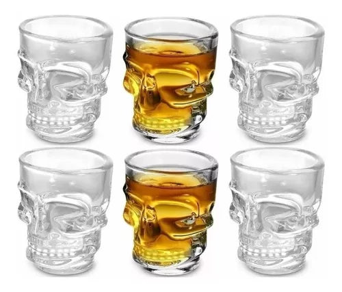 Copas de Calavera X6Uni. Shots Bebidas